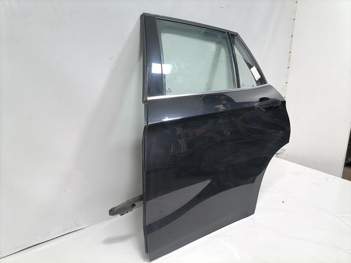 BMW X1 E84 original T&uuml;r hinten links 475 Blacksapphire Rohbau Bj.2013